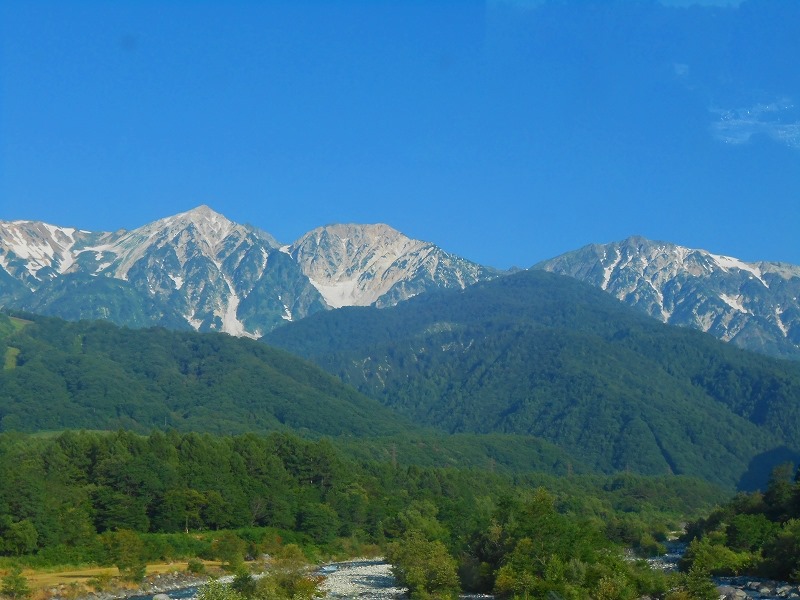 白馬三山 北アルプス 日本百名山 サンサン山倶楽部 山旅日記