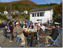 25月出町の人にお接待を受けました。