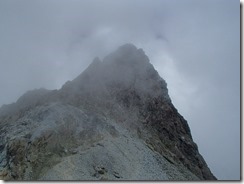 2-12山荘より槍ケ岳