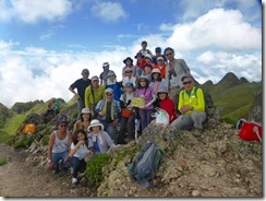 24オスメニア山、登頂写真
