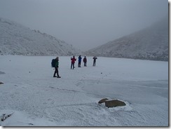 1-16御池で氷上遊びを楽しみました