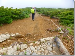 4-06石畳がなくなり、普通の登山道になります