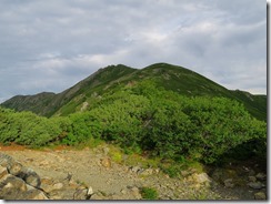 3-06千枚岳より丸山、と荒川東岳