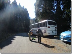 26江良橋に無事に下山しました