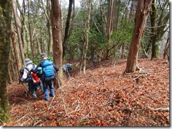 14尾根を下ります