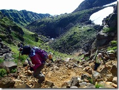 45希望者は七高山まで