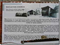 24古い歴史を持つバクラヨン教会､2013のマグネチュード7.2の大地震でダメージを受ける