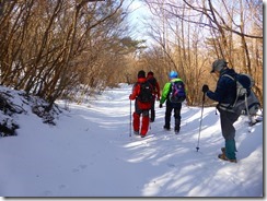 18林道歩きで下山しました