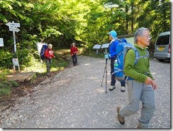 3-10北谷登山口へ無事に下山しました