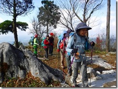 14甲佐岳下山です