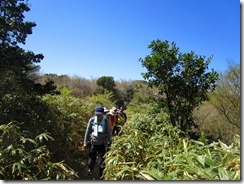 26 椎原から背振山への縦走路