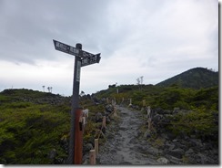 3-04北横岳分岐、ここから北横岳を目指します