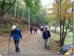 01金峰山登山口出発