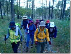 01毛木平から登山開始