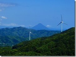 15開聞岳が見えています