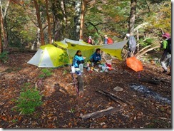 2-18吐野、テント泊の登山者に会いました