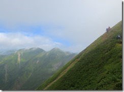 4-06西鎌尾根を行く