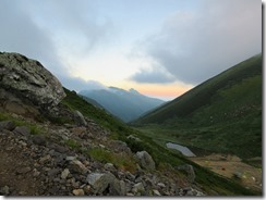 4-02双六岳の向こうに笠ケ岳