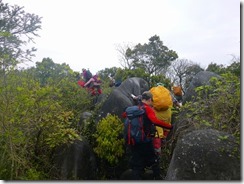 09岩場コース