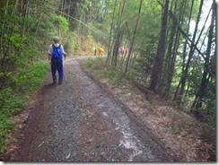 23牛斬山と登山口へ下山しました