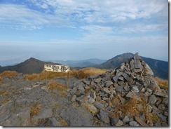 11御岳山頂、九州百名山１座目です