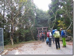 24金立山から下山開始