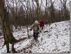 07休憩後積雪が多くなる