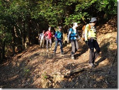 46夕日をあびながら登山口へ