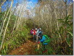 16小金峰より下山です