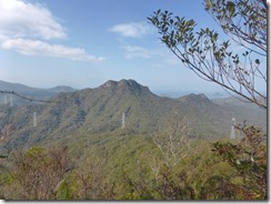 2-34昨日登った次郎丸岳・太郎丸岳