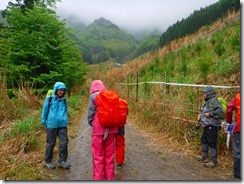 二ツ岳　登山開始