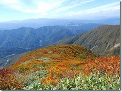 25紅葉を見ながら下山です